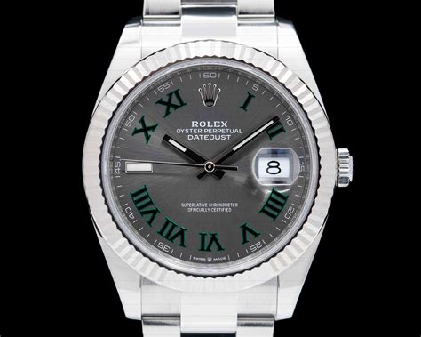 rolex datejust with green roman numerals|Rolex Datejust roman numerals price.